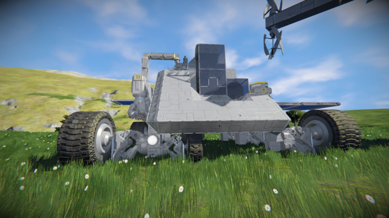 Space engineers mining rover