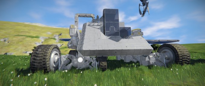 Blueprint Small mining rover Space Engineers mod