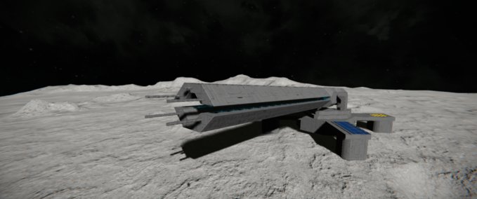 Blueprint Gravity rail gun Space Engineers mod