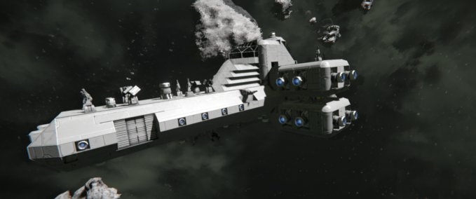 Blueprint Battleship Space Engineers mod