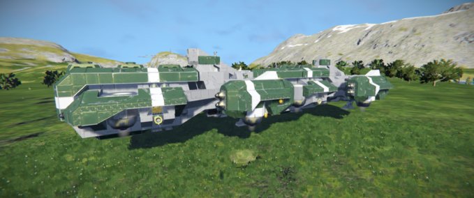 Blueprint Freighter warlord Space Engineers mod