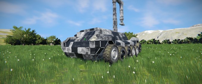 Blueprint APC light crane Space Engineers mod