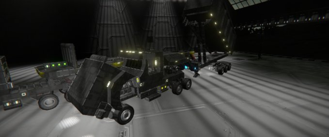 Blueprint Dump truck Space Engineers mod