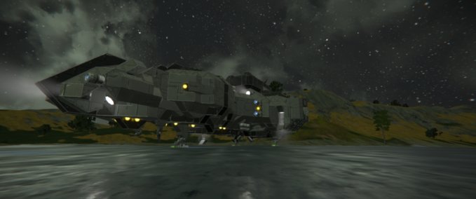 Blueprint The Silver Knife Space Engineers mod