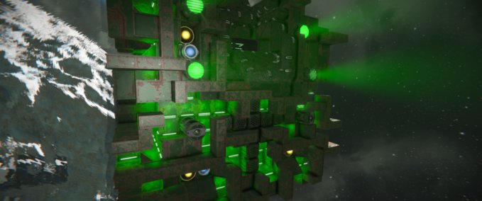Blueprint Old Borg Cube Space Engineers mod