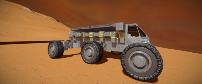 Blueprint Cargo rover Space Engineers mod