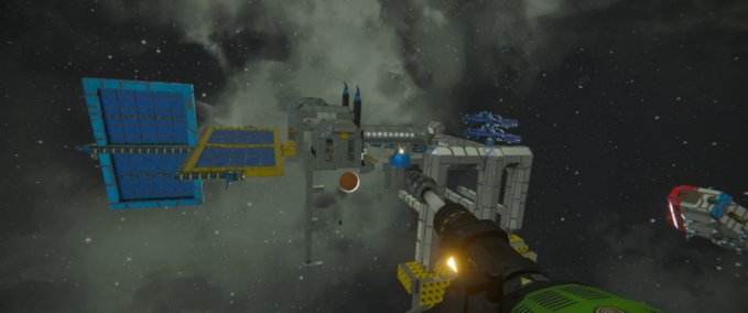 Blueprint ZahStarting platform_5 Space Engineers mod