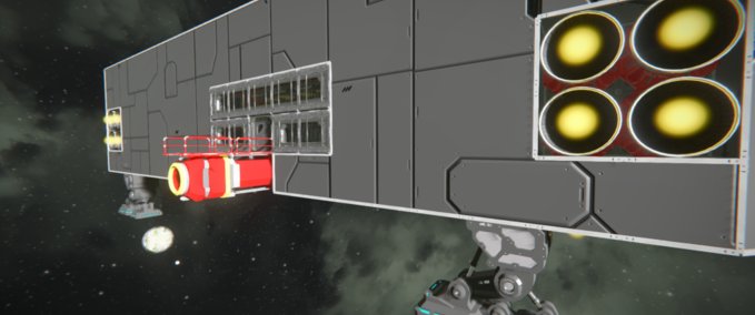 Blueprint Large Supply Ferry Space Engineers mod