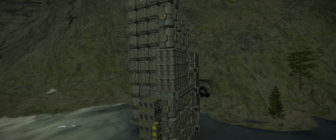 Blueprint o2 h2 generator and refinery with giant storage Space Engineers mod