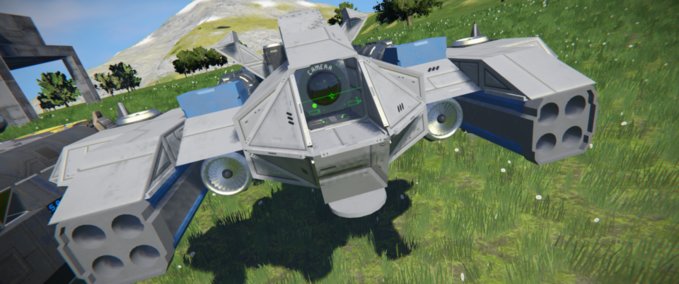 Blueprint A.S.A {Sentinel Predator Drone} Space Engineers mod