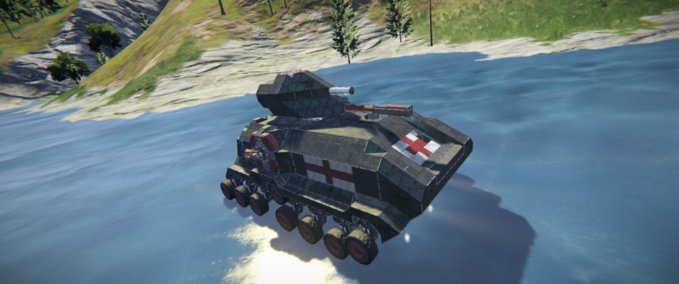 Blueprint UNR - Bradley Heavy Tank (Attempt 2) Space Engineers mod