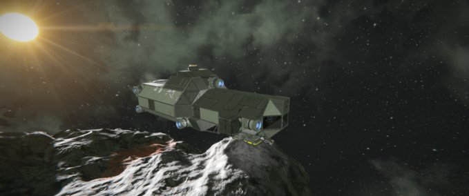 Blueprint Starter ship mk 3 Space Engineers mod