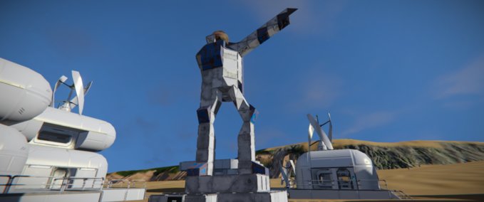 Blueprint Pathfinder Statue Space Engineers mod