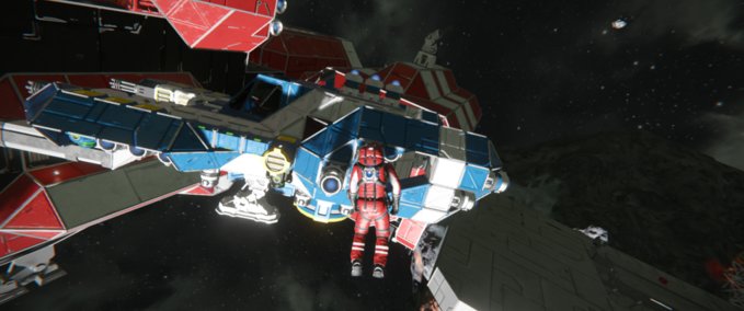 Blueprint Fighter Space Engineers mod