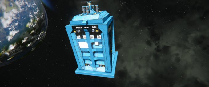 Blueprint Doctor who's TARDIS 1.1 Space Engineers mod