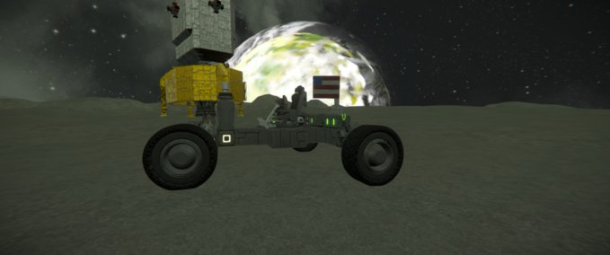 Blueprint Lunar Rover Space Engineers mod