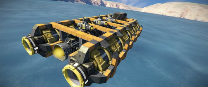 Blueprint F777 FuelTanker Space Engineers mod