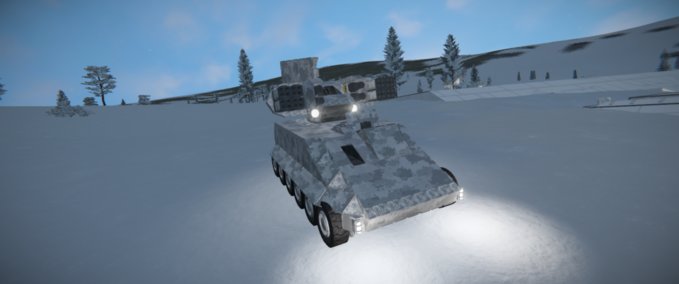 Blueprint 2K22 Tungusta (Winter Camo) Space Engineers mod