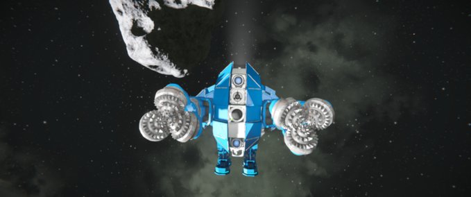 Blueprint baby Blue Drone MK1 mining Space Engineers mod