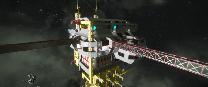 Blueprint Agincourt Station Space Engineers mod