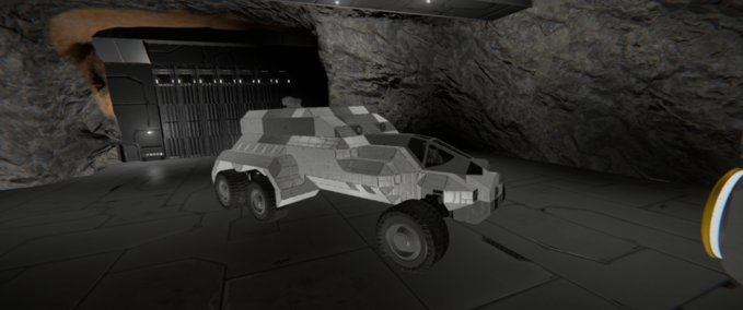 Blueprint Long range cargo rover Space Engineers mod