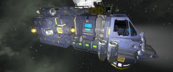 Blueprint Light Transport Ship Space Engineers mod