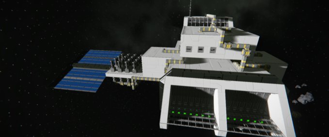 Blueprint Station spacial Space Engineers mod