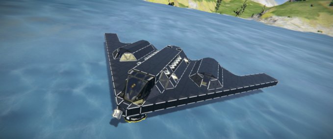 Blueprint Mini B-2 Spirit (no bombs) Space Engineers mod