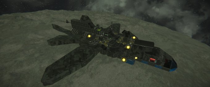 Blueprint YR-70 Gyrfalcon Space Engineers mod