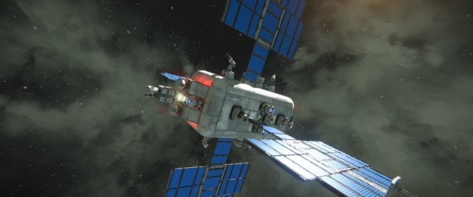 Blueprint Earth Orbital Com Relay (Armed) Space Engineers mod