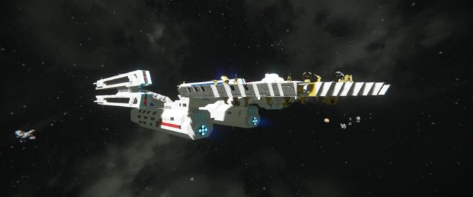 Blueprint Star Trek - Proxima Command Battleship Space Engineers mod