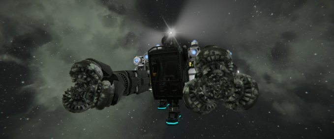 Blueprint Zero Gravity Miner v1 Space Engineers mod