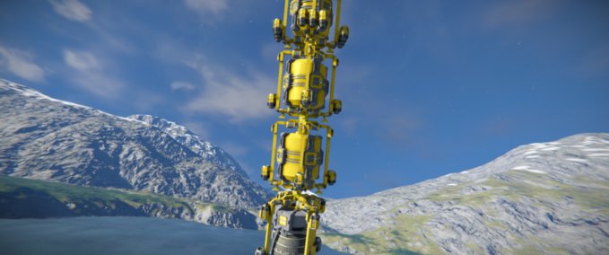 Blueprint Clang Rocket Space Engineers mod