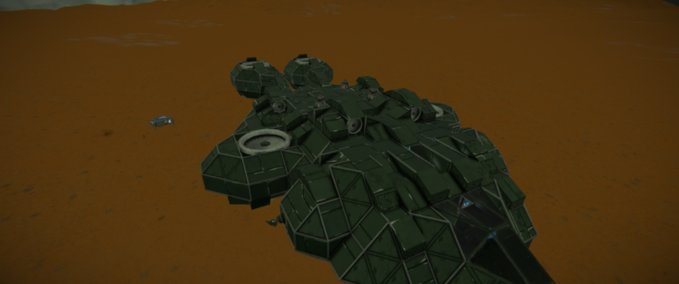 Blueprint C-21 DRAGON ASSAULT SHIP Space Engineers mod