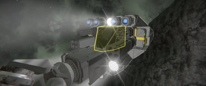 Blueprint Mining ship v1 Space Engineers mod