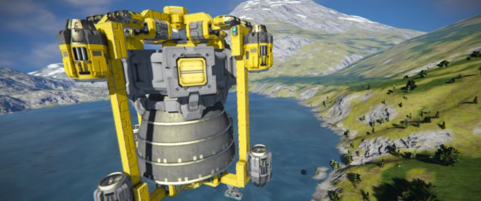 Blueprint Flydro H2 Engine 2.0 Space Engineers mod