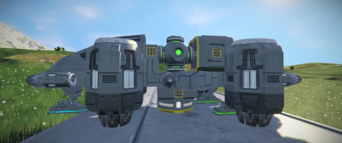 Blueprint lift shuttle Space Engineers mod