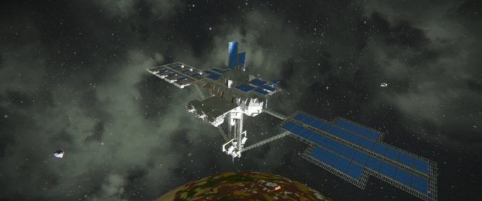Blueprint Space station Space Engineers mod