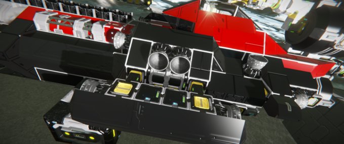 Blueprint Hydro freighter 5t Space Engineers mod