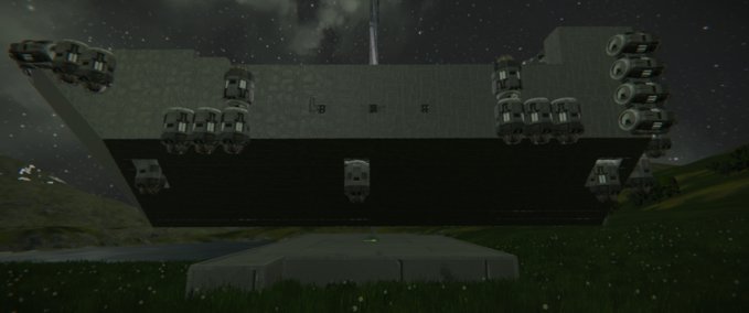 Blueprint Solar Sail Ship Space Engineers mod