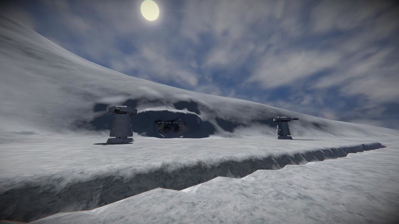 Space Engineers: Hoth Echo Base v 1.0 World, PvP, Experimental Mod