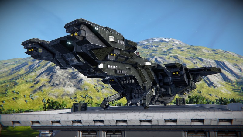 Space Engineers: UNSC D77H-TCI Pelican Halo 2-3 v 1.0 Blueprint, Ship