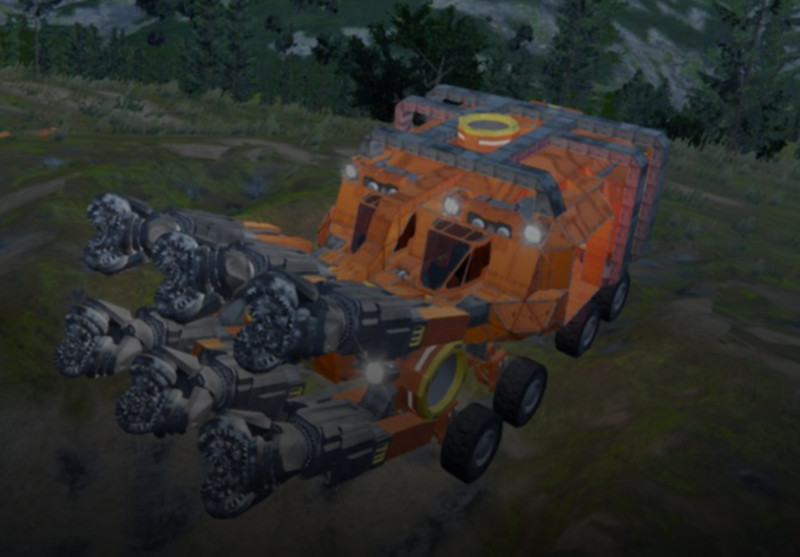 Space engineers mining rover