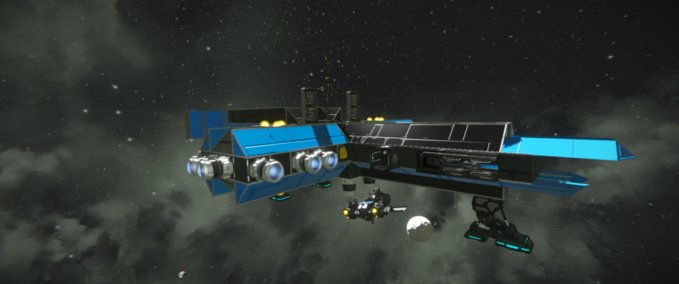 Blueprint Blue thunder Space Engineers mod