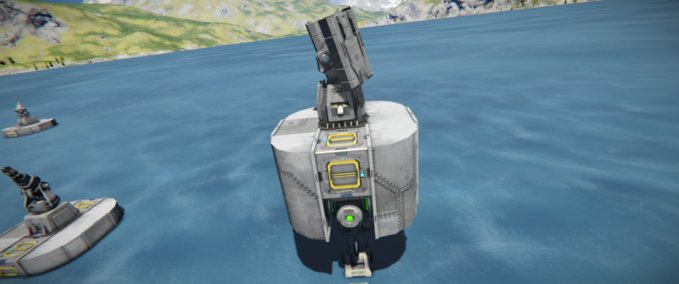 Blueprint Missile defense emplacement Space Engineers mod