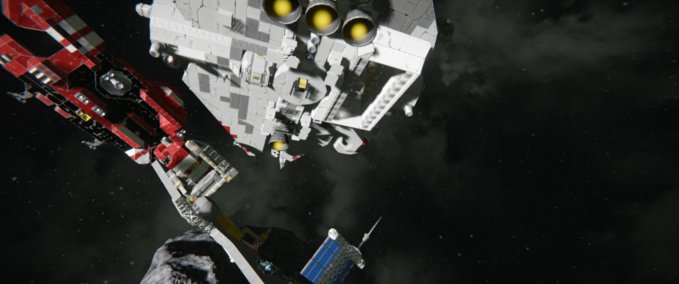 Blueprint Star Wars Millennium Falcon_1 Space Engineers mod