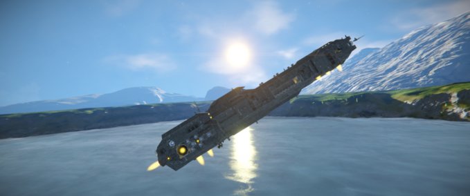 Blueprint DDS - saturn Class Super Carrier Space Engineers mod