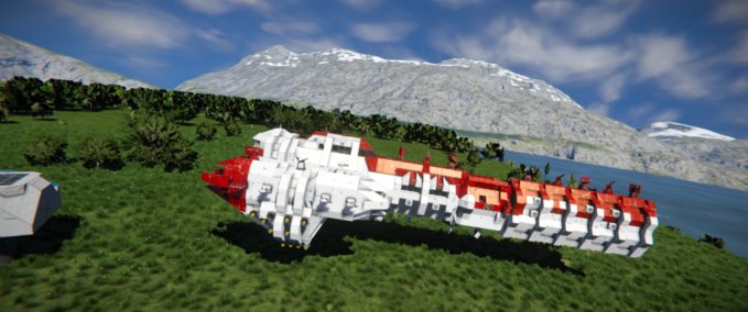 Blueprint DDS - Maverick Class Destroyer Space Engineers mod