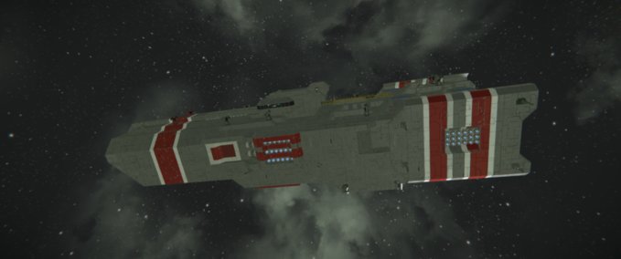 Blueprint Battle frigate Space Engineers mod