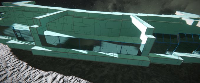 Blueprint Crescent amoria under construction Space Engineers mod